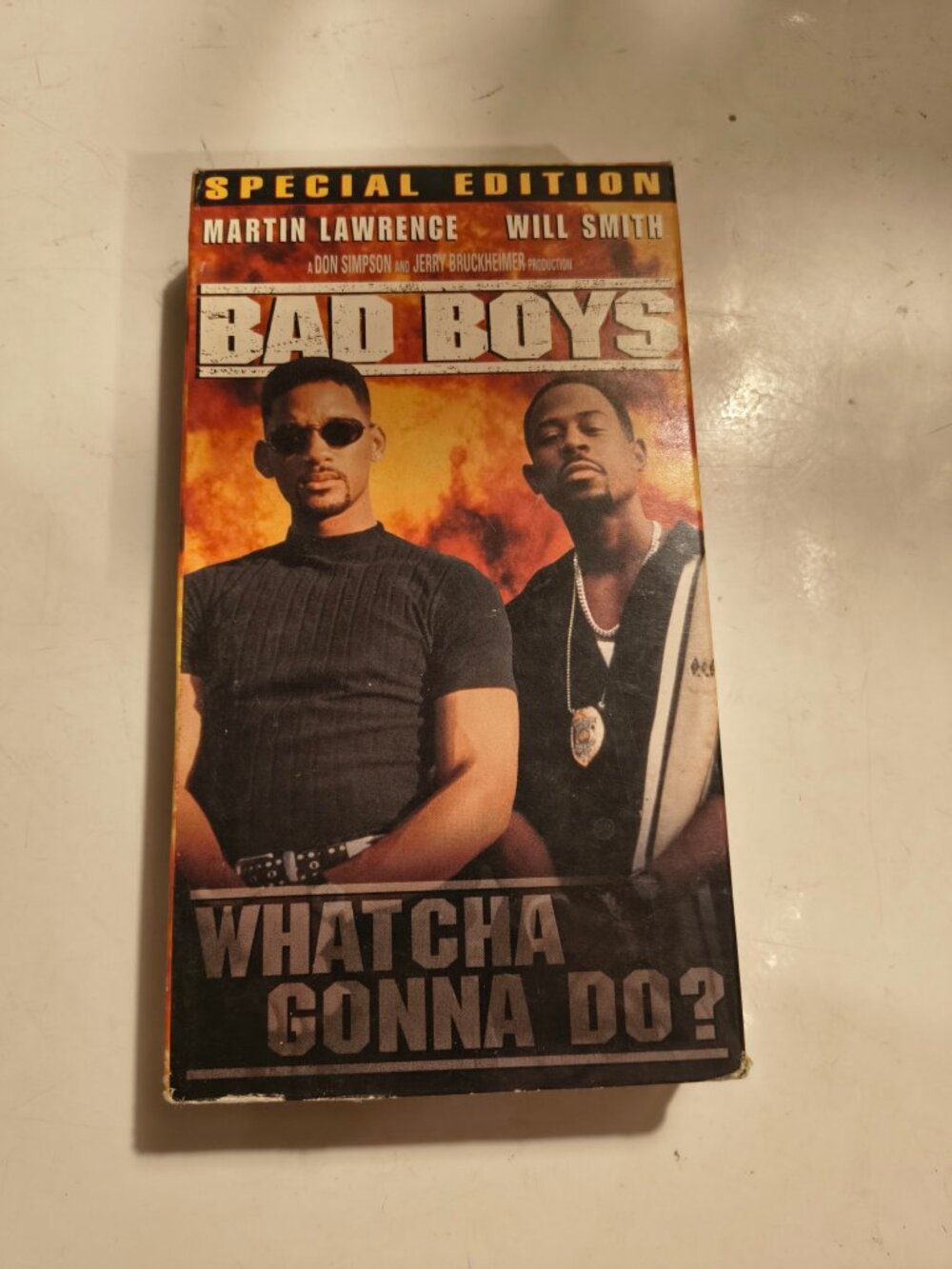 Bad Boys VHS 1995 Special Edition Will Smith Martin Lawrence